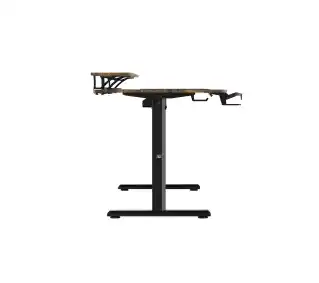 Ultradesk HIGHLANDER XXL 160cm Regulacja wysokości Brązowy Biurko gamingowe