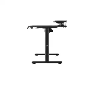 Ultradesk HIGHLANDER XXL 160cm Regulacja wysokości Czarny Biurko gamingowe