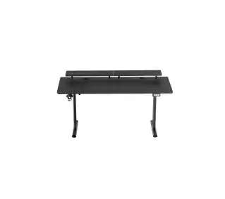 Ultradesk HIGHLANDER XXL 160cm Regulacja wysokości Czarny Biurko gamingowe