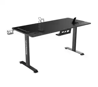Ultradesk MOMENTUM 152cm Czarny Biurko gamingowe