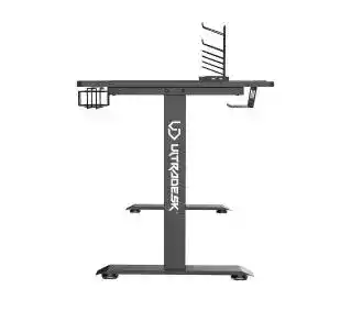 Ultradesk MOMENTUM 152cm Czarny Biurko gamingowe