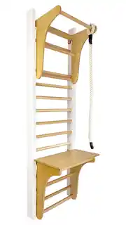 Underfit Drabinka gimnastyczna Leon 195 x 80 cm biała