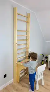 Underfit Drabinka gimnastyczna Leon 250 x 80 cm drewniana