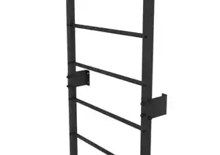Underfit Drabinka gimnastyczna metalowa 228 x 115 cm z drążkiem czarna