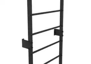Underfit Drabinka gimnastyczna metalowa 228 x 115 cm z drążkiem i ławką