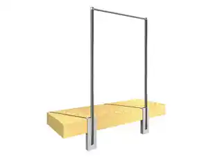Underfit Drabinka gimnastyczna ogrodowa z drążkiem i poręczami OCYNK Street workout UF9888