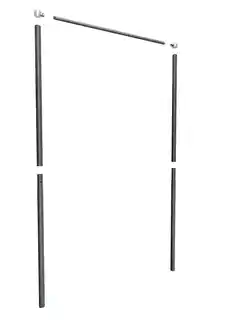 Underfit Drabinka gimnastyczna ogrodowa z drążkiem i poręczami OCYNK Street workout UF9890