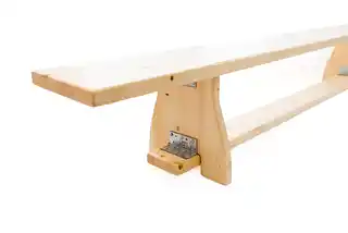 Underfit Ławka gimnastyczna drewniana 2 m