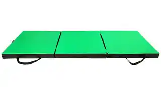 Underfit Materac gimnastyczny składany 180 x 60 x 6 cm miękki zielony