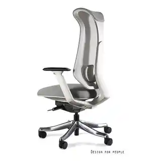 Unique ergonomiczny fotel Focus szary tkanina siatka, model ML013H
