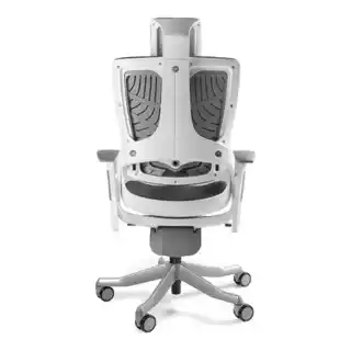 Unique ergonomiczny fotel Wau 2 czarny, tkanina, komfortowe krzesło biurowe