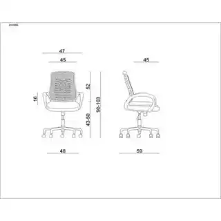 Unique Award czarny, ergonomiczny fotel biurowy, regulacja wysokości, podłokietniki, piankowe siedzisko, obrotowy, trwała konstrukcja