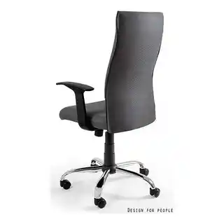 Unique Fotel Black on Black Membranowy Czarno-szary