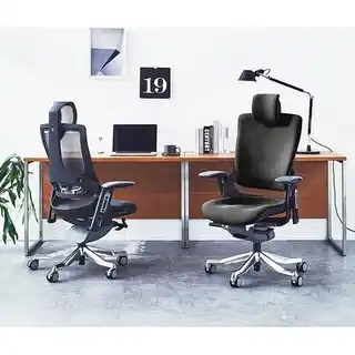Unique Fotel ergonomiczny WAU 2 Tkanina Czarny, bl418 Black