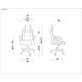 Unique fotel gamingowy DYNAMIQ V7 czarno-niebieski, ergonomiczny, regulowany, skórzana tapicerka, podłokietniki, wysokie oparcie