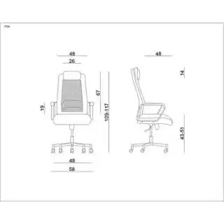 Unique fotel obrotowy Fox czarno-biały, ergonomiczny, regulacja wysokości, podłokietniki, skóra ekologiczna, nowoczesny design