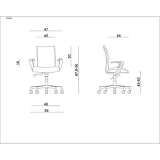 Unique fotel obrotowy Millo czarny, ergonomiczny, regulacja wysokości, podłokietniki, piankowe siedzisko, czarna tapicerka, mechanizm tilt