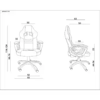 Unique Krzesło gamingowe Młodzieżowe Dynamiq V15 biurowe obrotowe ekoskóra