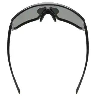 Uvex Okulary rowerowe Sportstyle 235 czarny szary, poliwęglanowe soczewki, regulowane zauszniki, filtr UV 400