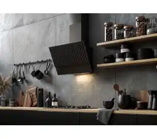 VDB VI-Rocko 60 Czarny Okap przyścienny