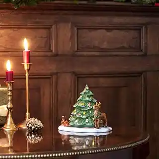 Villeroy Boch figura świecznik choinka Christmas Toys ceramika dekoracyjna na święta