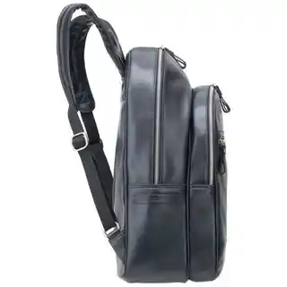 Visconti Skórzany duży plecak na laptop 13 TC-80 - czarny