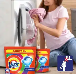 Vizir kapsułki do prania All in One kolor 40 szt.