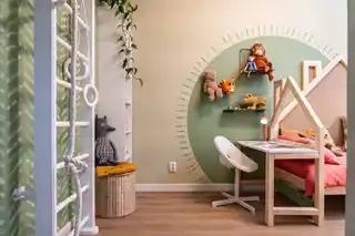 Wallbarz Drabinka gimnastyczna drewniana Adler wenge