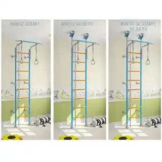 Wallbarz Drabinka gimnastyczna metalowa Family