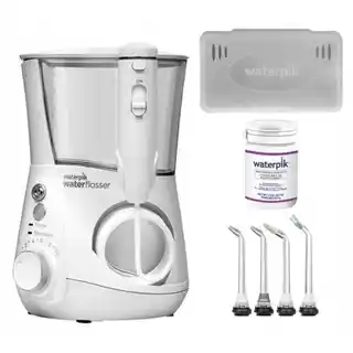 Waterpik WF-05 Whitening Professional irygator do zębów, 4 dysze, działanie wybielające