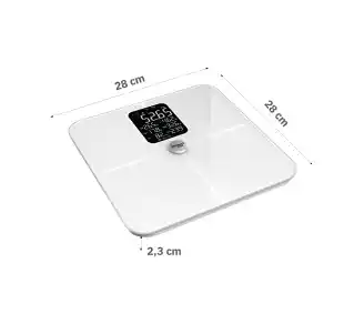 Webber Bonita SBS-1321B 180kg Biały Waga łazienkowa
