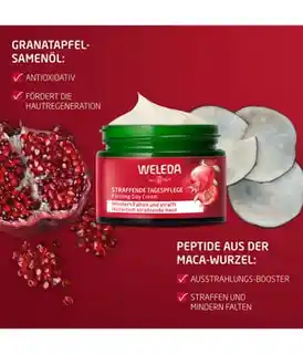 Weleda Pomegranate ujędrniający krem przeciwzmarszczkowy na dzień z peptydami maca 40ml