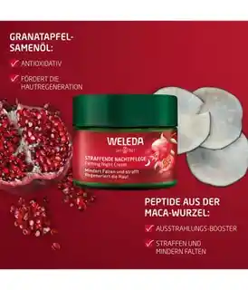 WELEDA Ujędrniający krem na noc z granatem i korzeniem macy peruwiańskiej