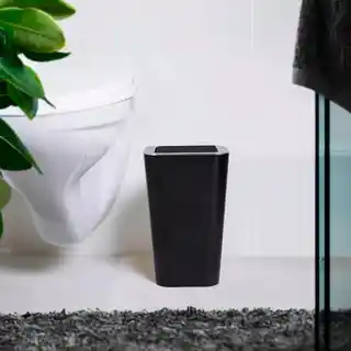 Wenko kosz na śmieci Candy 6 l czarny, pojemnik na odpady, model 22474100