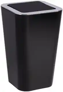 Wenko kosz na śmieci Candy 6 l czarny, pojemnik na odpady, model 22474100