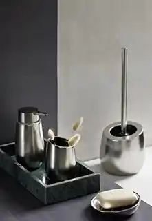Wenko Szczotka do WC BADI, nylonowe włosie, antypoślizgowa rączka, biały kolor, model 24140100
