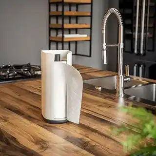 Wesco Stojak na papier toaletowy kwadratowy, czekoladowy szary, mat, model 322106 77
