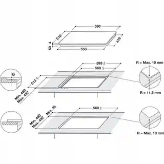 Whirlpool Płyta indukcyjna WFS0160NE