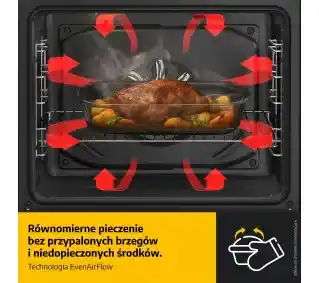 Whirlpool W5G8LMX Termoobieg Kuchnia gazowo-elektryczna