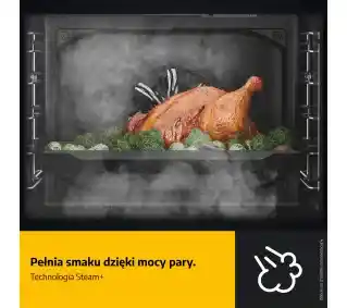 Whirlpool W6G8LCSWX Steam+ Termoobieg Kuchnia elektryczna