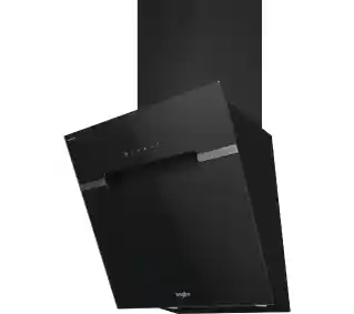 Whirlpool WHVS 61F LT DP K czarny okap kominowy, 60 cm, sterowanie dotykowe, filtr węglowy, oświetlenie LED