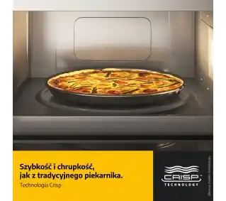 Whirlpool WMN14BSG Crisp Grill Grafitowy Kuchenka mikrofalowa