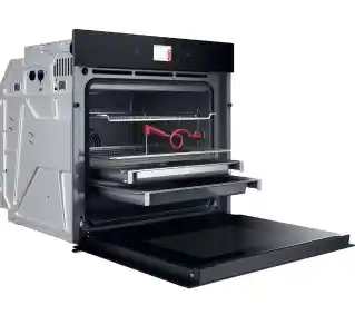 Whirlpool WOI11P8FHT2SBAF piekarnik elektryczny parowy czarny z termoobiegiem termosondą AirFry zdalne sterowanie funkcja pizza 310C
