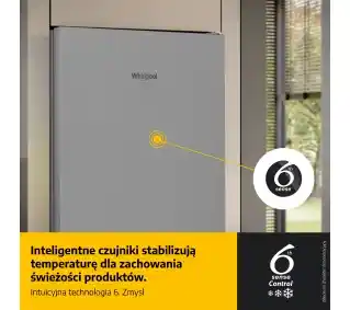 Whirlpool WPC84IXP Pełny No Frost 186,5cm Komora świeżości Inox Lodówka