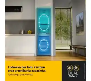Whirlpool WPC84IXP Pełny No Frost 186,5cm Komora świeżości Inox Lodówka