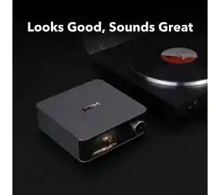 WiiM Ultra Silver sieciowy odtwarzacz audio, Wiim, wysokiej rozdzielczości, obsługa DLNA, Wi-Fi, Bluetooth, 100W, zdalne sterowanie