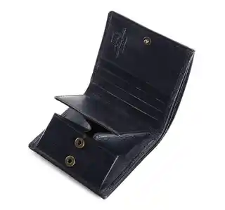 Wittchen portfel skórzany damski 21-1-065-N czarny, klasyczny, z miejscem na karty i banknoty