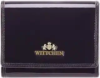 Wittchen portmonetka 25-1-070-N skórzana, czarna, damska, z suwakiem, elegancka