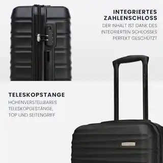 Wittchen Walizka kabinowa 56-3A-311-11 Czarny
