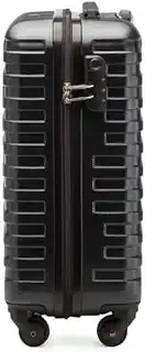Wittchen Walizka kabinowa z ABS-u w geometryczny deseń 56-3A-391-10 czarna